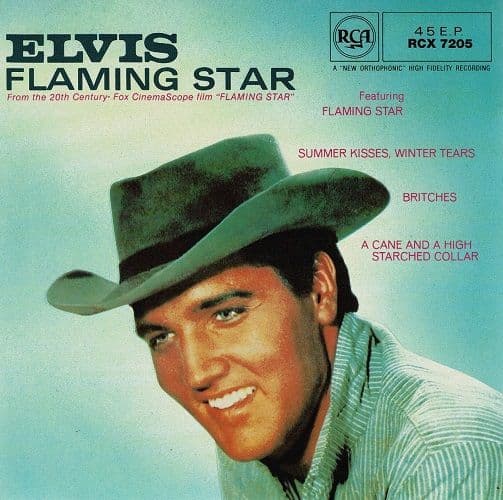 ELVIS PRESLEY Flaming Star EP Vinyl Record 7 Inch RCA