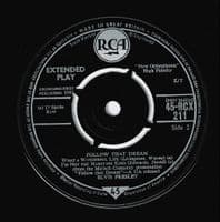 ELVIS PRESLEY Follow That Dream EP Vinyl Record 7 Inch RCA 1962 Silver Spot Label 45-RCX 211 UK 1st