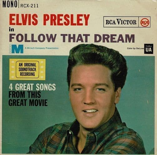 ELVIS PRESLEY Follow That Dream EP Vinyl Record 7 Inch RCA 1962..