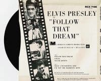 ELVIS PRESLEY Follow That Dream EP Vinyl Record 7 Inch RCA 1981 UK Mono Reissue RCX 7196 Pic Sleeve
