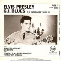 ELVIS PRESLEY G.I. Blues The Alternate Takes EP Vinyl Record 7 Inch RCA 1981 Extended Play UK 45rpm