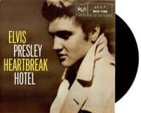 ELVIS PRESLEY Heartbreak Hotel EP Vinyl Record 7 Inch RCA 1981 UK RCX 7189 Extended Play Pic Sleeve