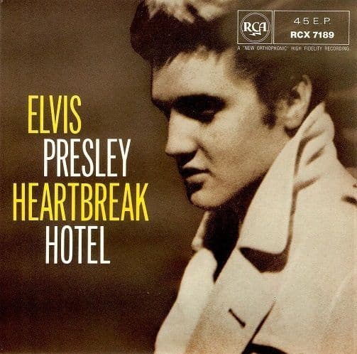 ELVIS PRESLEY Heartbreak Hotel EP Vinyl Record 7 Inch RCA 1981 UK RCX 7189 Extended Play Pic Sleeve