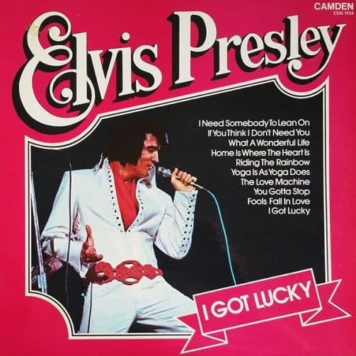 ELVIS PRESLEY I Got Lucky Vinyl Record LP RCA Camden 1975