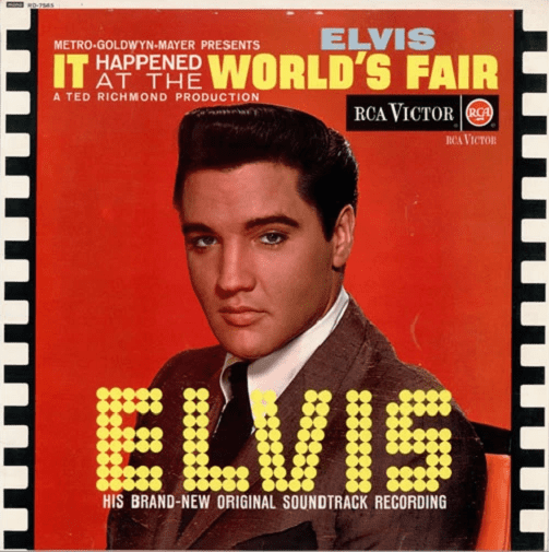 ELVIS PRESLEY It Happened At The World's Fair Vinyl Record LP RCA Victor 1963