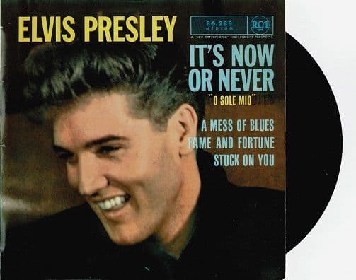 Elvis Presley It's Now or Never UK(英)盤LP Elvis Presley – It's Now Or Never – Vinyl (7