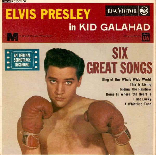 ELVIS PRESLEY Kid Galahad EP Vinyl Record 7 Inch RCA 1962.