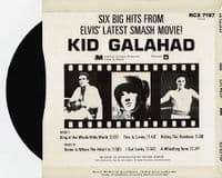 ELVIS PRESLEY Kid Galahad EP Vinyl Record 7 Inch RCA 1982 UK Reissue RCX 7197 Extended Play 45rpm