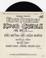 ELVIS PRESLEY King Creole Vol. 1 EP Vinyl Record 7 Inch Australian RCA Victor 1978 Pic Sleeve 20146
