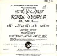 ELVIS PRESLEY King Creole Vol. 1 EP Vinyl Record 7 Inch RCA 1981 RCX 7194 Extended Play Pic Sleeve