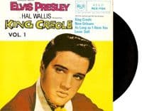 ELVIS PRESLEY King Creole Vol. 1 EP Vinyl Record 7 Inch RCA 1981 RCX 7194 Extended Play Pic Sleeve