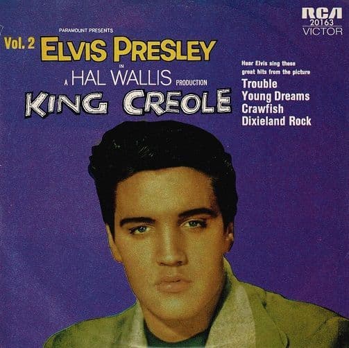 ELVIS PRESLEY King Creole Vol. 2 EP Vinyl Record 7 Inch Australian RCA Victor 1980 Pic Sleeve 20163