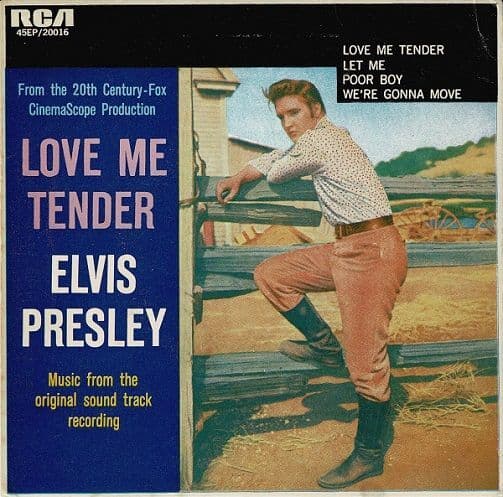 ELVIS PRESLEY Love Me Tender EP Vinyl Record 7 Inch Australian RCA Victor