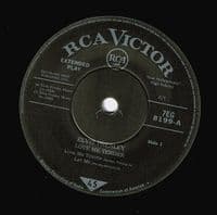 ELVIS PRESLEY Love Me Tender EP Vinyl Record 7 Inch RCA Victor 2001 Limited Edition Picture Sleeve