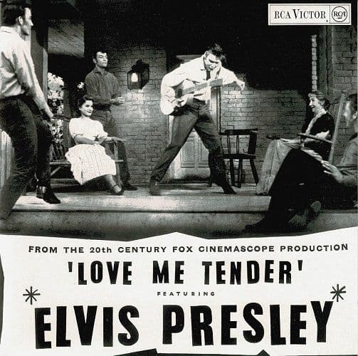 ELVIS PRESLEY Love Me Tender EP Vinyl Record 7 Inch RCA Victor 2001 Limited Edition Picture Sleeve