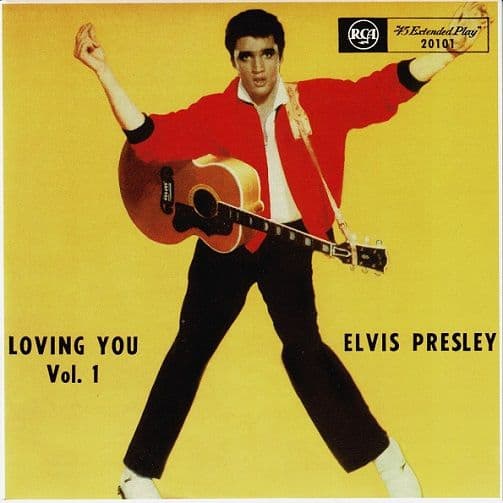 ELVIS PRESLEY Loving You Vol. 1 EP Vinyl Record 7 Inch RCA Victor 2001 Limited Edition Pic Sleeve