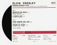 ELVIS PRESLEY Paradise Hawaiian Style EP Vinyl Record 7 Inch RCA Victor 2001 Ltd Edition Pic Sleeve