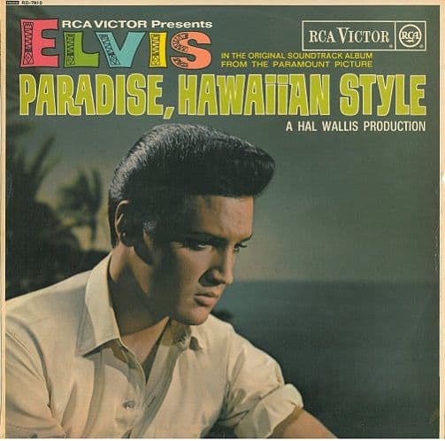 ELVIS PRESLEY Paradise, Hawaiian Style Vinyl Record LP RCA Victor 1966