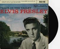 ELVIS PRESLEY Peace In The Valley EP Vinyl Record 7 Inch RCA 1961 UK Press RCX-101 Picture Sleeve 45