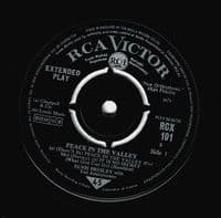 ELVIS PRESLEY Peace In The Valley EP Vinyl Record 7 Inch RCA Victor 1963 RCX 101 Extended Play 45rpm