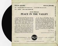 ELVIS PRESLEY Peace In The Valley EP Vinyl Record 7 Inch RCA Victor 1963 RCX 101 Extended Play 45rpm