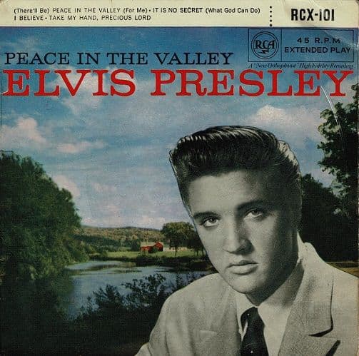 ELVIS PRESLEY Peace In The Valley EP Vinyl Record 7 Inch RCA Victor 1963 RCX 101 Extended Play 45rpm