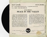 ELVIS PRESLEY Peace In The Valley EP Vinyl Record 7 Inch RCA Victor 1964 Laminated Sleeve RCX-101 45