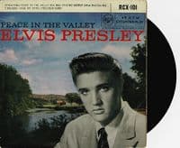ELVIS PRESLEY Peace In The Valley EP Vinyl Record 7 Inch RCA Victor 1964 RCX 101 Black/Silver Label