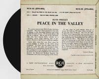 ELVIS PRESLEY Peace In The Valley EP Vinyl Record 7 Inch RCA Victor 1964 RCX 101 Black/Silver Label