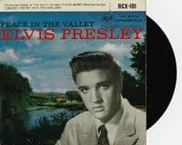 ELVIS PRESLEY Peace In The Valley EP Vinyl Record 7 Inch RCA Victor 1964 RCX-101 Picture Sleeve 45