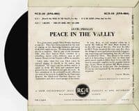ELVIS PRESLEY Peace In The Valley EP Vinyl Record 7 Inch RCA Victor 1964 RCX-101 Picture Sleeve 45