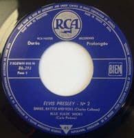 ELVIS PRESLEY Rock And Roll No. 2 EP Vinyl Record 7 Inch French RCA 1962