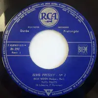 ELVIS PRESLEY Rock And Roll No. 2 EP Vinyl Record 7 Inch French RCA 1962 86.291 Blue Label