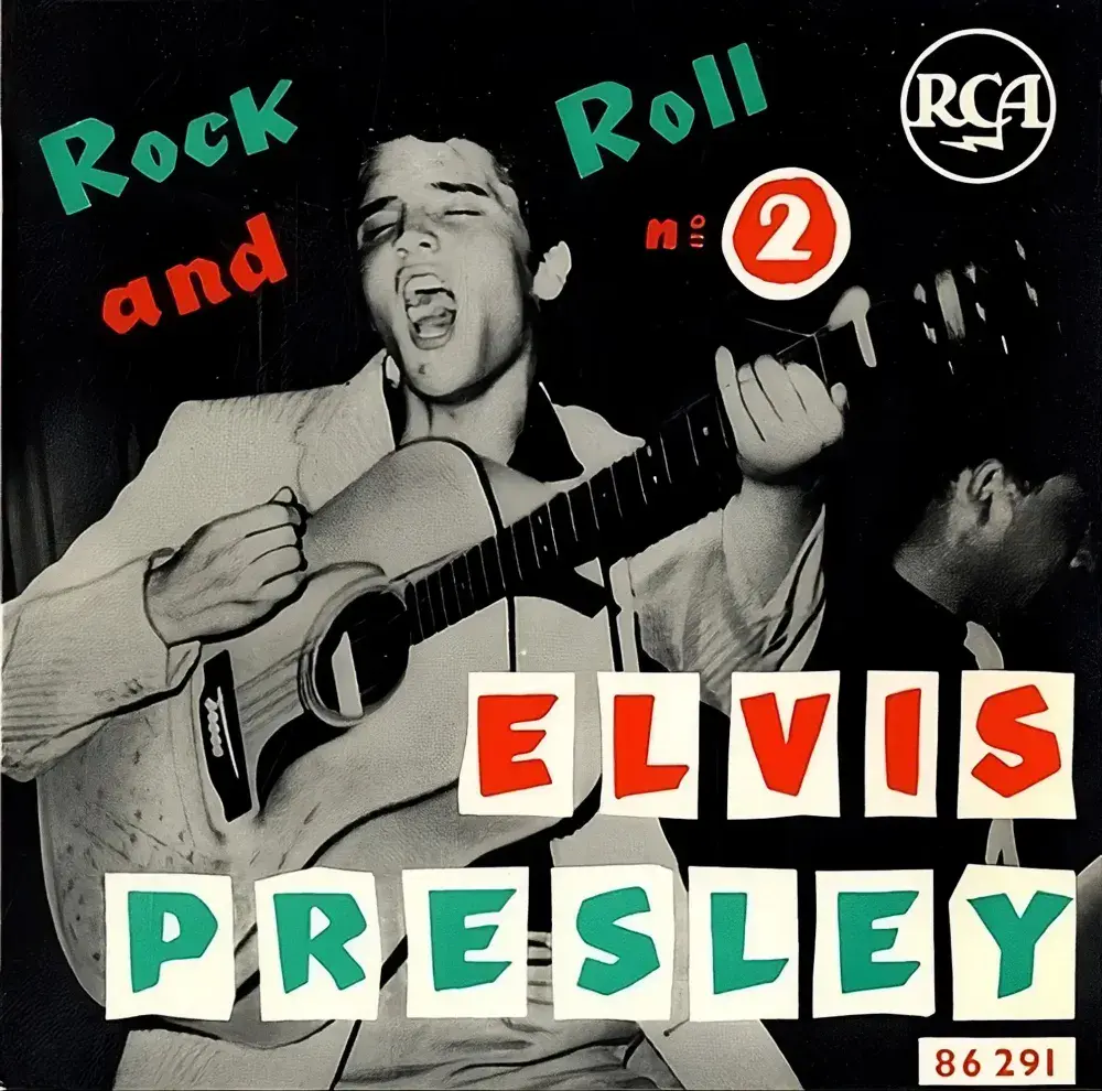ELVIS PRESLEY Rock And Roll No. 2 EP Vinyl Record 7 Inch French RCA 1962 86.291 Blue Label