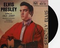 ELVIS PRESLEY Strictly Elvis EP Vinyl Record 7 Inch RCA 1961 RCX-175 Original UK Pressing Pic Sleeve