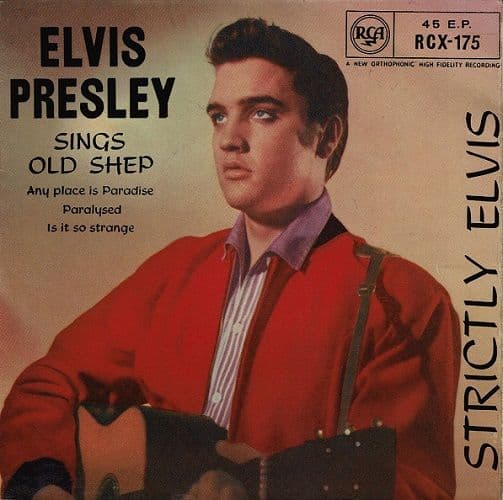 ELVIS PRESLEY Strictly Elvis EP Vinyl Record 7 Inch RCA 1961 RCX-175 Original UK Pressing Pic Sleeve