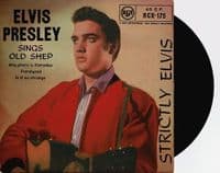 ELVIS PRESLEY Strictly Elvis EP Vinyl Record 7 Inch RCA Victor 1964 RCX 175 Extended Play Pic Sleeve