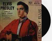 ELVIS PRESLEY Strictly Elvis EP Vinyl Record 7 Inch RCA Victor 1964 RCX 175 Small Silver Spot Label