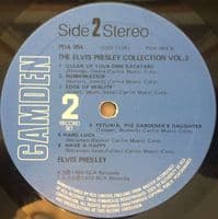 ELVIS PRESLEY The Elvis Presley Collection Vol. 3 Vinyl Record LP Camden 1979