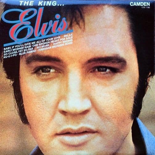ELVIS PRESLEY The King...Elvis Vinyl Record LP Camden 1979