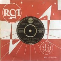 ELVIS PRESLEY WITH THE JORDANAIRES A Mess Of Blues Vinyl Record 7 Inch RCA 1960 45-RCA 1194 UK 1st