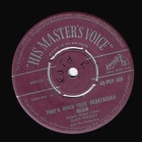 ELVIS PRESLEY WITH THE JORDANAIRES All Shook Up Vinyl Record 7 Inch HMV 1957 POP 359 UK Silver Print