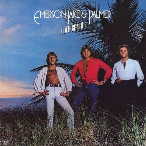 EMERSON, LAKE & PALMER (ELP) Love Beach Vinyl Record LP Atlantic 1978