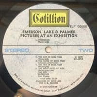EMERSON, LAKE & PALMER (ELP) Pictures At An Exhibition Vinyl Record LP US Cotillion 1972