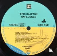 ERIC CLAPTON Unplugged Vinyl Record LP Reprise 1992