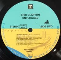 ERIC CLAPTON Unplugged Vinyl Record LP Reprise 1992