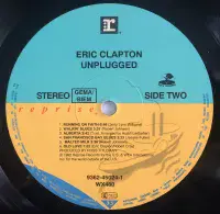 ERIC CLAPTON Unplugged Vinyl Record LP Reprise 1992 Original Alsdorf Sterling 1st Press