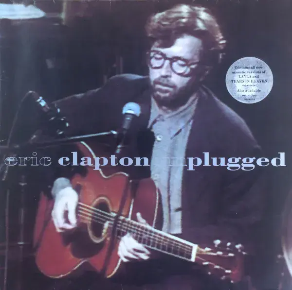 ERIC CLAPTON Unplugged Vinyl Record LP Reprise 1992 Original Alsdorf Sterling 1st Press
