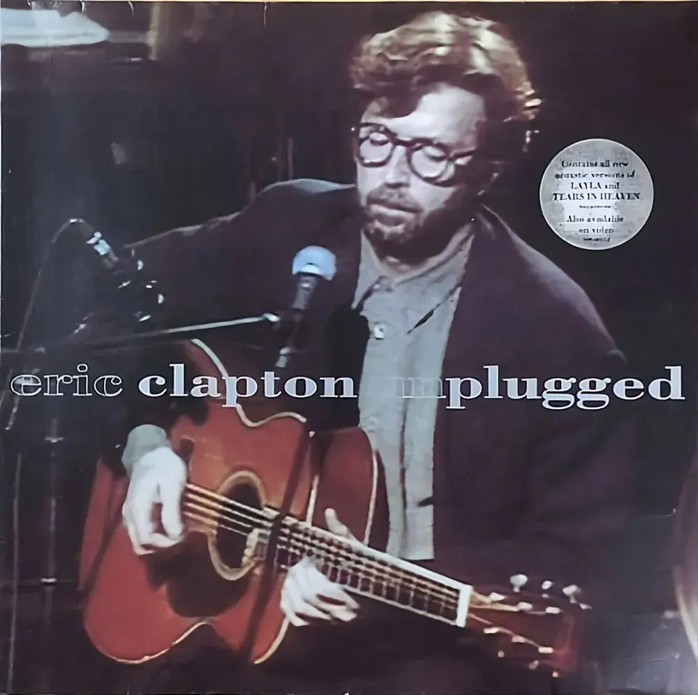 ERIC CLAPTON Unplugged Vinyl Record LP Reprise 1992 Original Alsdorf Sterling 1st Press