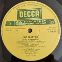ERIC CLAPTON WITH JOHN MAYALL'S BLUESBREAKERS Steppin' Out Vinyl Record LP Decca